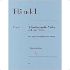 【輸入楽譜】ヘンデル, Georg Friedrich: 7つのソナタ : Op.1/3, 6, 10, 12-15/原典版