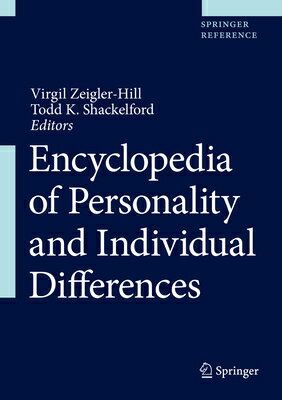 Encyclopedia of Personality and Individual Differences ENCY & INDIVIDU [ Virgil Zeigler-Hill ]