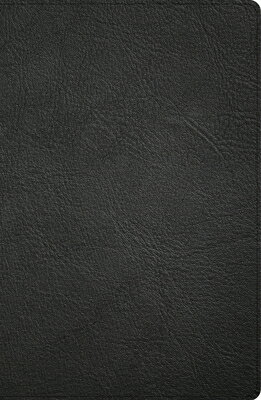 CSB Large Print Personal Size Reference Bible, Optimal Type, Digital Study Edition, Black Genuine Le CSB LP PERSONAL SIZE REF BIBLE 