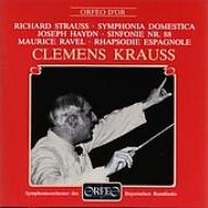 【輸入盤】Sinfonia Domestica: Krauss / Bavarian Rso(1953)+haydn: Sym.88, Ravel