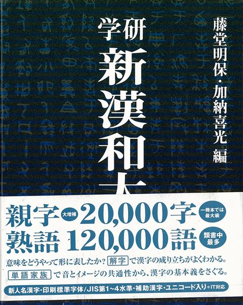 【バーゲン本】学研　新漢和大字典　普及版