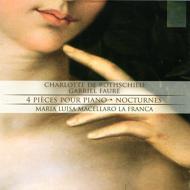 【輸入盤】Nocturnes(Slct): Macellaro La Franca +charlotte De Rothschild: Piano Works