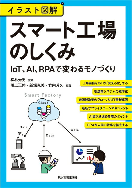 イラスト図解　スマート工場のしくみ IoT、AI、RPAで変わるモノづくり [ 松林光男 ]