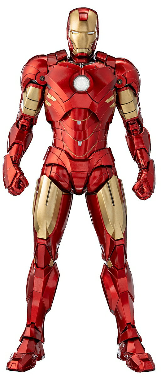 DLX 『Marvel Studios' The Infinity Saga』 Iron Man Mark 4 (DLX マーベル・スタジオの『インフィニティ・サーガ』 アイアンマン・マーク4) 1/12スケール (塗装済み可動フィギュア)
