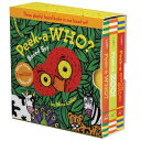 Peek-A Who Boxed Set: (Children 039 s Animal Books, Board Books for Kids) PEEK-A WHO BOXED SET Nina Laden