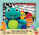 Baby Einstein: Let's Look! First Look and Find Gift Set Book and Turtle Plush BA...