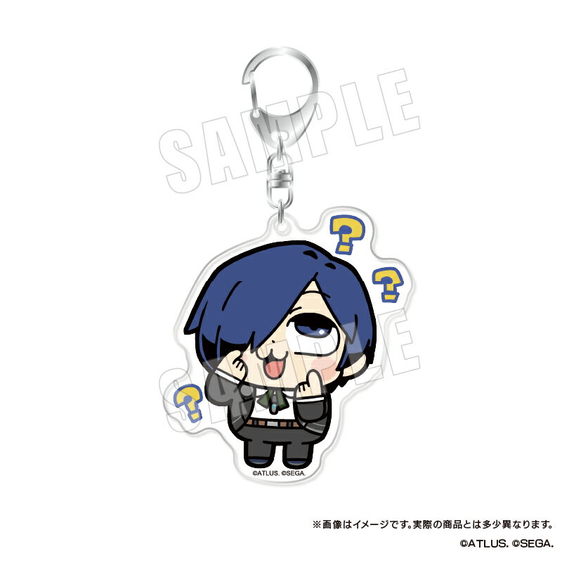 ペルソナ3 リロード　主人公×ぶくぶ　おおきめアクリルキーホルダー　05.学力 ランク1