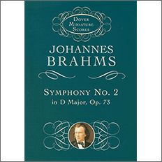 【輸入楽譜】ブラームス, Johannes: 交響曲 第2番 ニ長調 Op.73: 小型スコア
