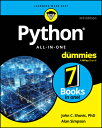 PYTHON ALLーINー1 FOR DUMMIES 3/ John C Shovic Alan Simpson FOR DUMMIES2024 Paperback English ISBN：9781394236152 洋書 Computers & Science（コンピューター＆科学） Computers