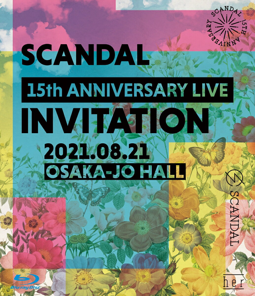 SCANDAL 15th ANNIVERSARY LIVE 『INVITATION』 at OSAKA-JO HALL(通常盤 Blu-ray)【Blu-ray】