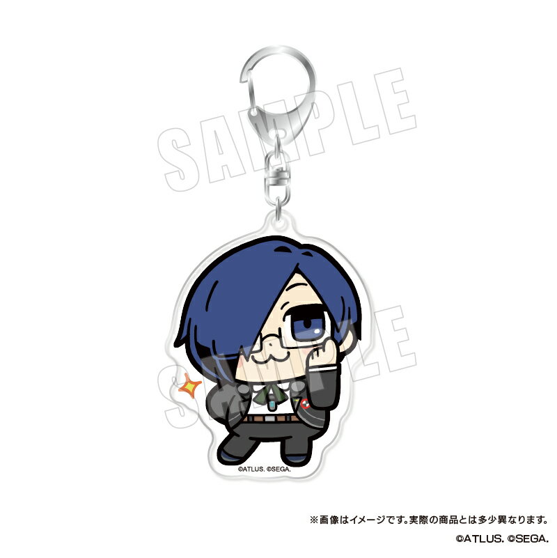 ペルソナ3 リロード　主人公×ぶくぶ　おおきめアクリルキーホルダー　06.学力 ランク6