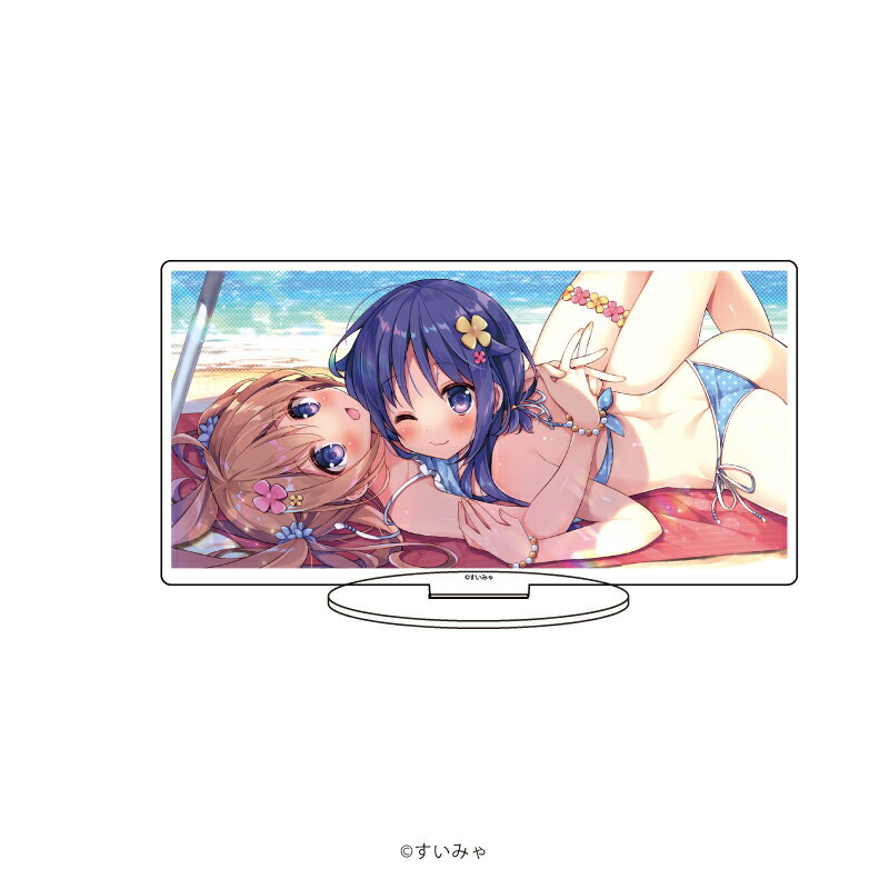 キャラアクリルフィギュア「すいみゃ先生」02/黒音&白花2(公式イラスト)【グッズ】