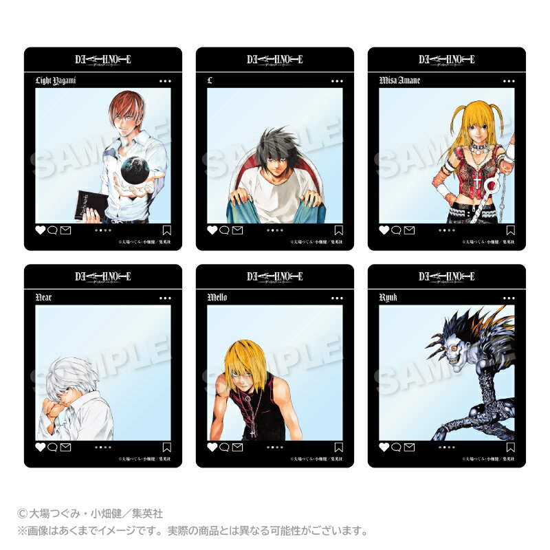 DEATH NOTE トレーディングSNS風クリアカード2