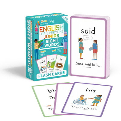 English for Everyone Junior Sight Words Flash Cards