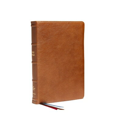 Nkjv, Reference Bible, Classic Verse-By-Verse, Center-Column, Premium Goatskin Leather, Brown, Premi NKJV REF BIBLE CLASSIC VERSE-B 