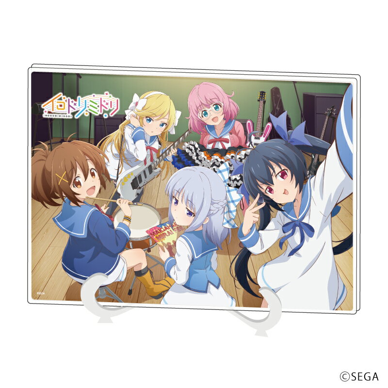 アクリルアートボード(A5サイズ)「イロドリミドリ」01/集合デザイン【グッズ】