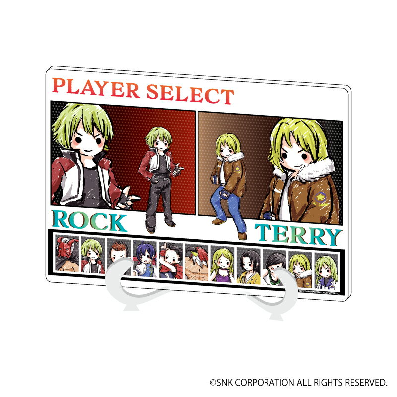 アクリルアートボード(A5サイズ)「餓狼 MARK OF THE WOLVES」01/画面デザイン(グラフアート)【グッズ】