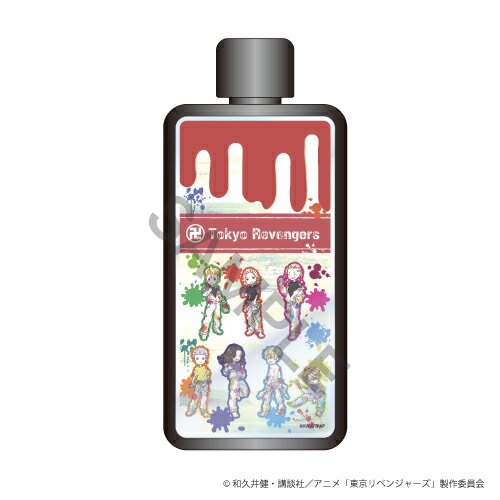 フレームスクエアボトル「TVアニメ『東京リベンジャーズ』」01/集合デザイン ペイントver.(グラフアート)【グッズ】