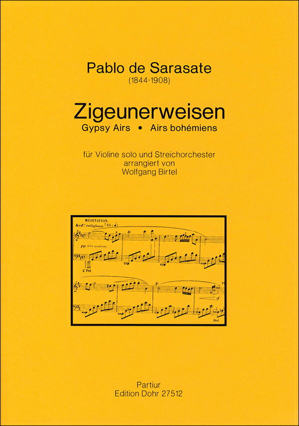 【輸入楽譜】サラサーテ, Pablo de: ツィゴイネルワイゼン Op.20/Birtel編: 指揮者用大型スコア
