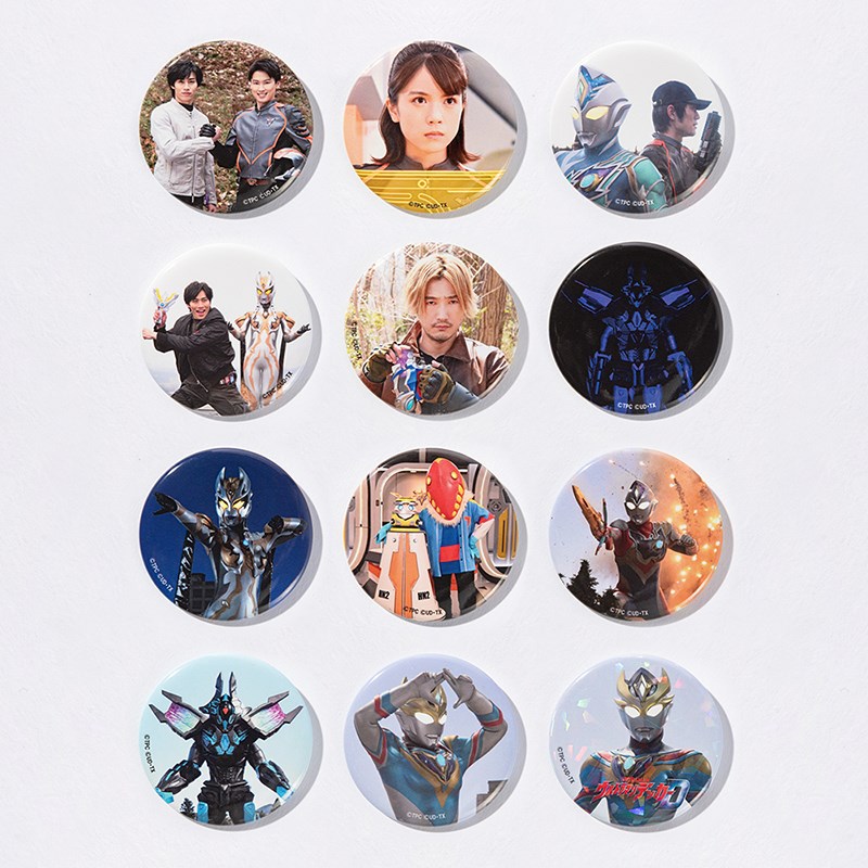 ウルトラマンデッカー ランダム缶バッジ vol.2 全12種 コンプリートセット