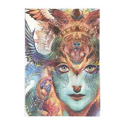 Dharma Dragon Grande Hardcover Sketchbook, 112pg, 200gsm by Paperblanks (Android Jones Collection) DHARMA DRAGON GRANDE HARDCOVER [ Paperblanks ]