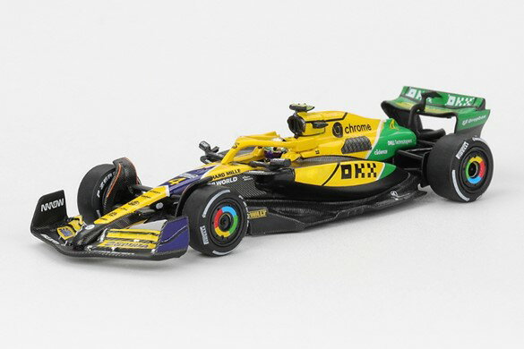 MINI-GT 1/64 マクラーレン F1 MCL38 2024 #4 モナコグランプリ Lando Norris 【MGT01164-BL】 (ミニカー)