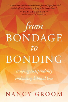 BREAKING FREE IS ONLY HALF THE BATTLE. Most teaching on codependency focuses only on how to break free from unhealthy relationships and establish independence and self-esteem. But "the freedom that moves us toward intimacy," says Nancy Groom, "is not merely freedom from codependency, with its fear and loneliness-it's also freedom to love, without control and manipulation." In this thorough and nontechnical guide to assessment and recovery, Nancy Groom takes you beyond simply escaping codependency. She goes on to help you tackle the tough questions you'll face as you emerge from destructive relationships. If you want to escape a way of life that keeps intimacy, authenticity, and spiritual vitality in bondage and discover how you can bond to God and others with passion and boldness, join Nancy Groom for a powerful journey-from escaping codependency to embracing biblical love.