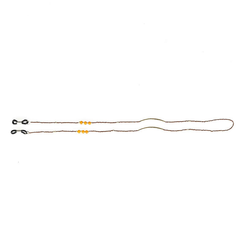 GLASSES CHAIN BROWN　G20-0148BR