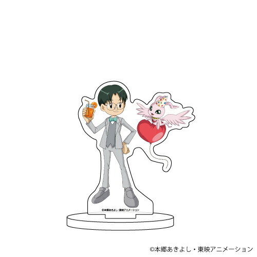 キャラアクリルフィギュア「デジモンテイマーズ」08/健太&マリンエンジェモン お祝いver.(描き下ろし)【グッズ】