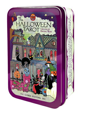 The Halloween Tarot in a Tin [With Instruction Booklet] TAROT DECK-HALLOWEEN TARO-78PK [ Kipling West ]