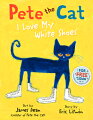 Pete the Cat goes walking down the street wearing his brand-new white shoes. Along the way, his shoes change from white to red to blue to brown to WET as he steps in piles of strawberries, blueberries, and other big messes. Full color.