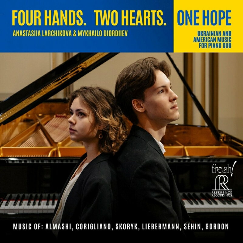 Composer: Sa Line - 【輸入盤】フォー・ハンズ、トゥー・ハーツ、ワン・ホープ～ウクライナとアメリカのピアノ・デュオ作品集　アナスタシア・ラルチコワ、ミハイロ・デ [ Duo-piano Classical ]