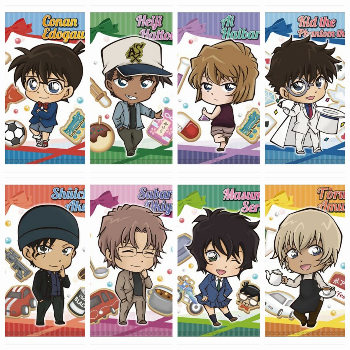 名探偵コナン とじコレ ミニクリアファイル 8個入り大人買いセット