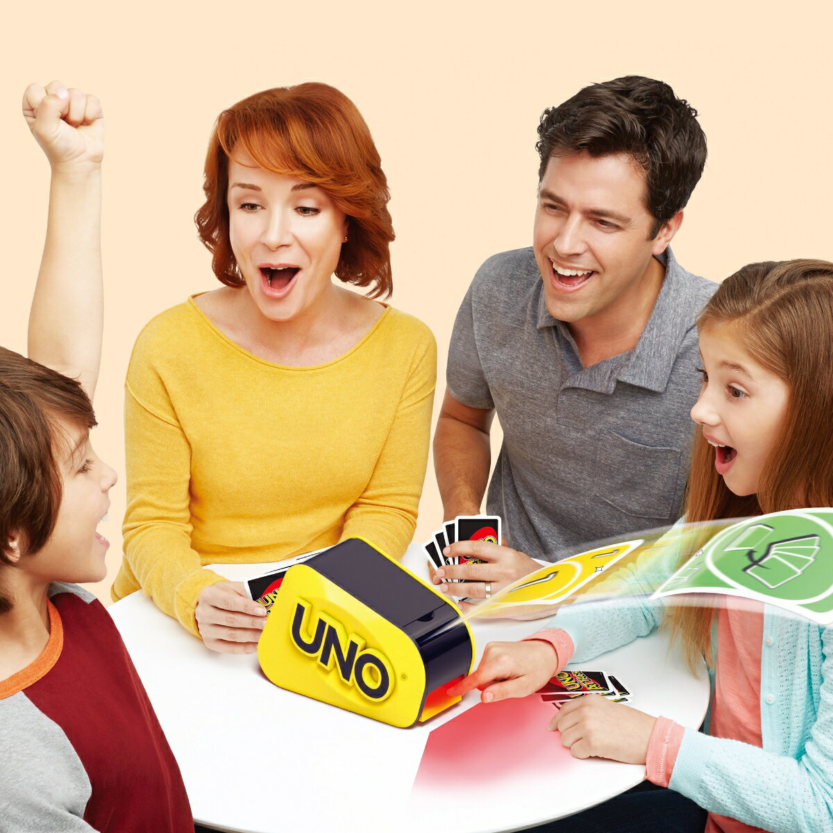 マテルゲーム(Mattel Game) ウノ(UNO) 　ウノ アタック メガヒット ゲーム パーティーグッズ カードゲーム 112枚 2-10人用 7歳から イエロー GXY81 2