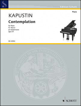 【輸入楽譜】カプースチン, Nikolai: 瞑想曲 Op.47