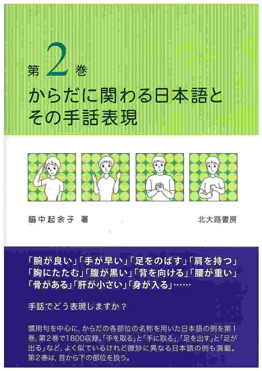 からだに関わる日本語とその手話表