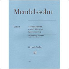 【輸入楽譜】メンデルスゾーン, Felix: バイオリン協奏曲 ホ短調 Op.64/原典版