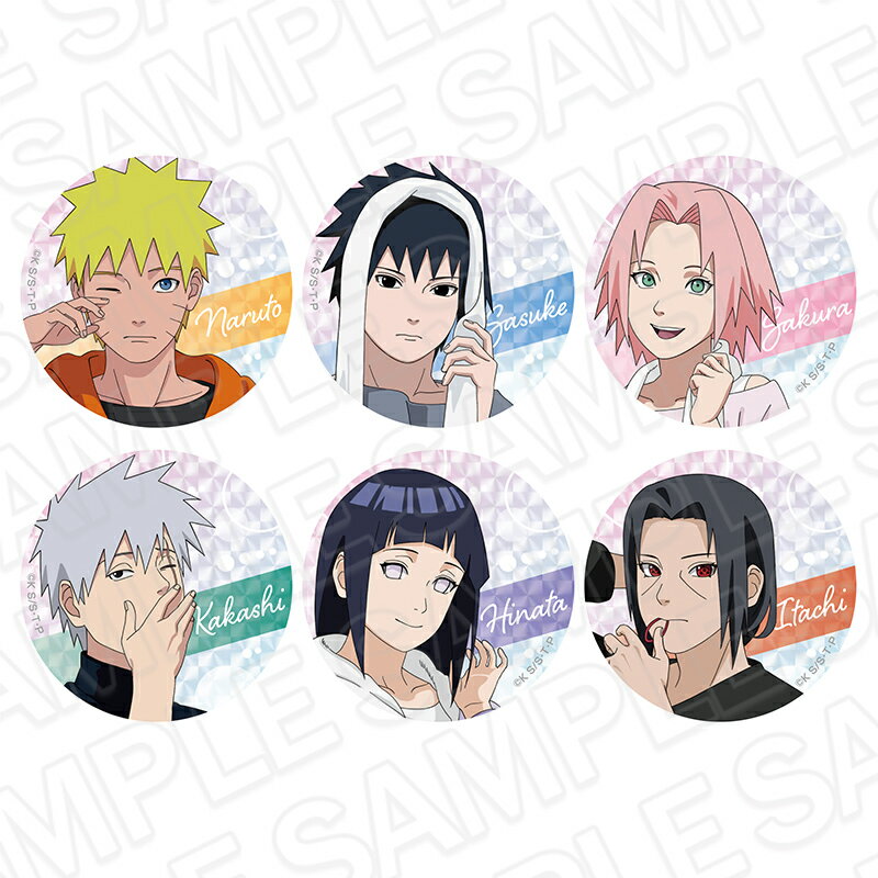 NARUTO-ナルトー 疾風伝 ホログラムカンバッジ（ランダム） モーニング ver．