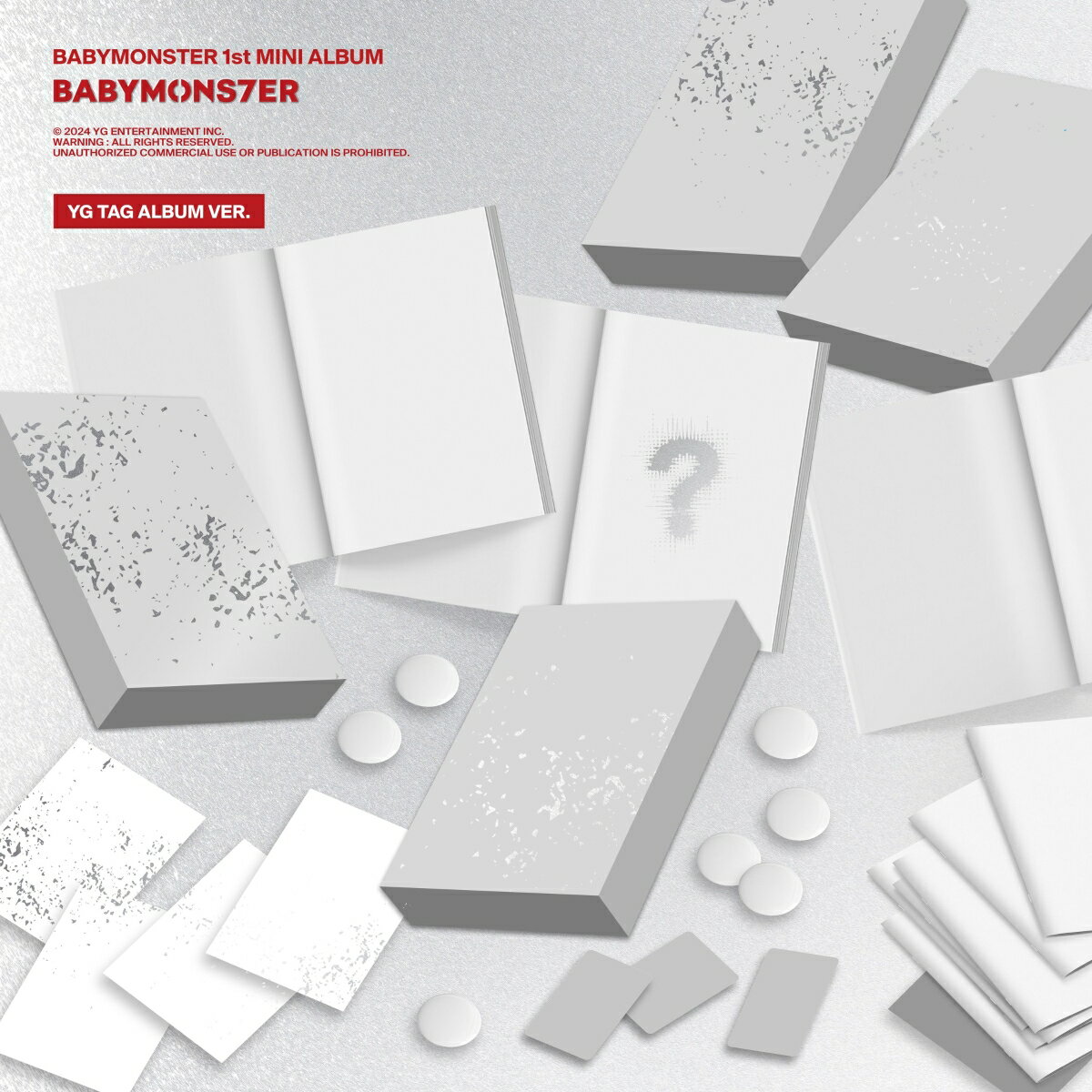 BABYMONSTER 1st MINI ALBUM  YG TAG ALBUM VER. (RAMI VER.)(オリジナルL判ブロマイド(Type-B絵柄 / 全7種からランダムで1枚)) 