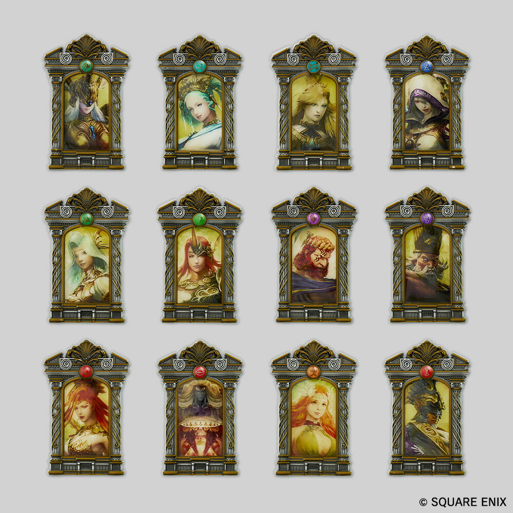 ファイナルファンタジーXIV フレームマグネット ＜エオルゼア十二神＞ 1BOX=12個入