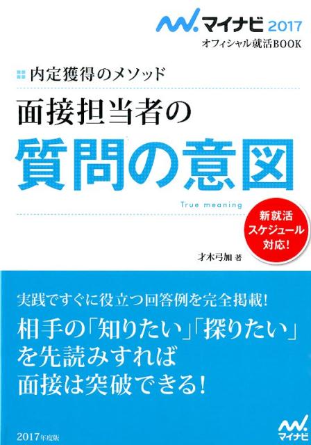 面接担当者の質問の意図（〔‘17〕）