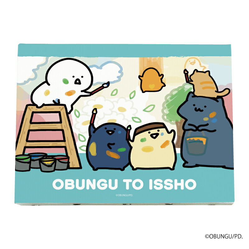 キャンバスアート「お文具といっしょ」05/空色デザイン 春まつりVer.【グッズ】