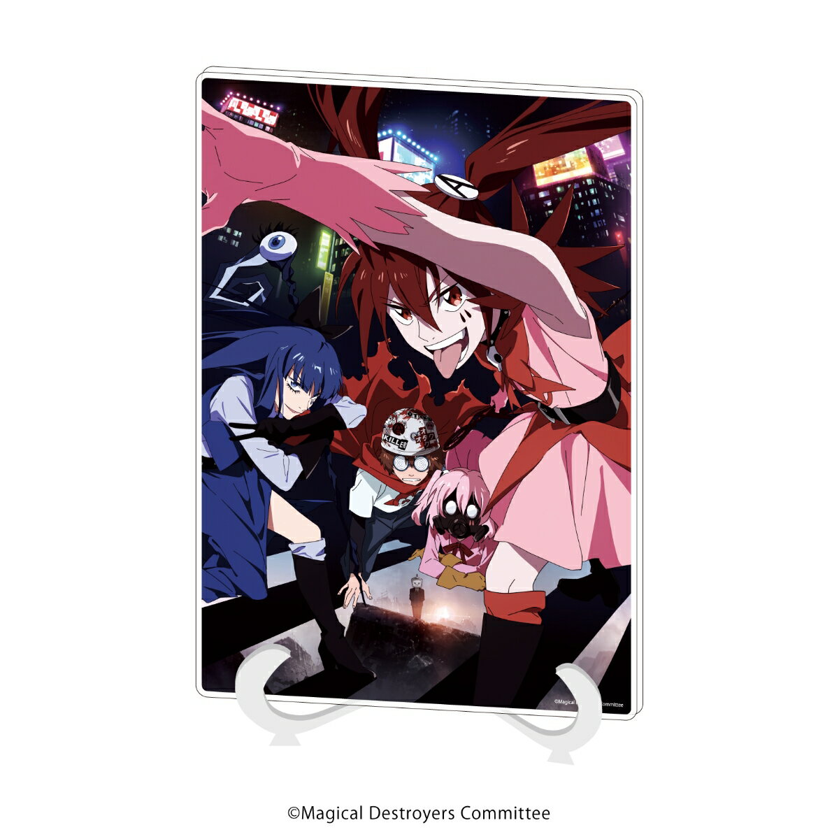アクリルアートボード(A5サイズ)「魔法少女マジカルデストロイヤーズ」01/キービジュアルデザイン(公式イラスト)【グッズ】