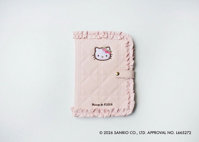 Maison de FLEUR×HELLO KITTY いちごマルチケースBOOK PINK 商品画像2
