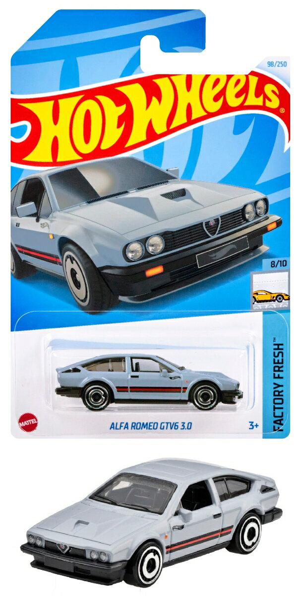 ホットウィール(Hot Wheels) ベーシックカー アルファロメオ GTV6 3.0【ミニカー】 【3才~】 HXP95