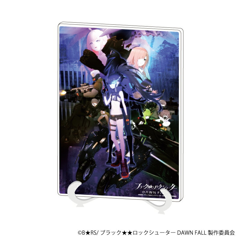 アクリルアートボード(A5サイズ)「ブラック★★ロックシューター DAWN FALL」01/本キービジュアル【グッズ】