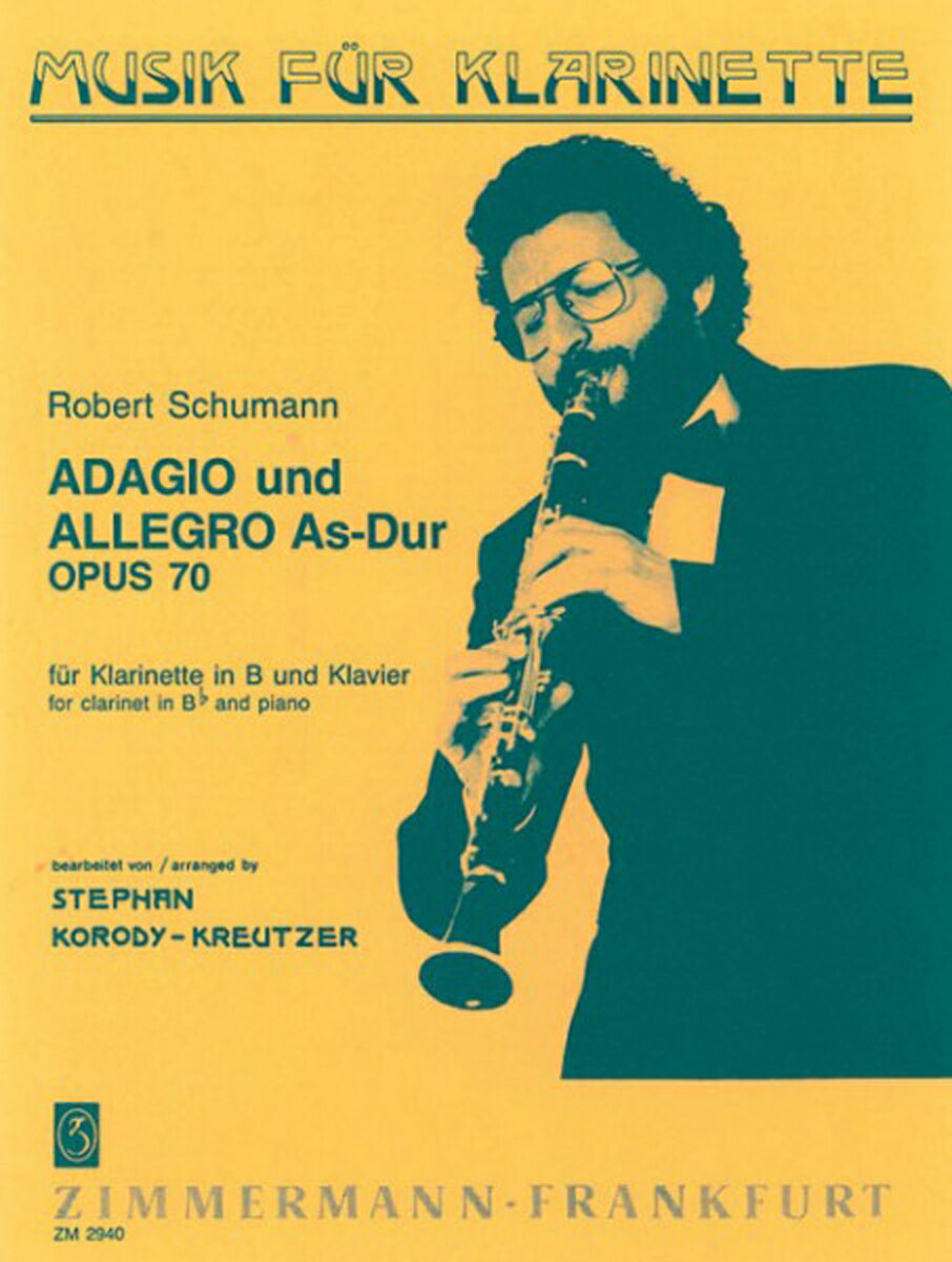 【輸入楽譜】シューマン, Robert: アダージョとアレグロ 変イ長調 Op.70