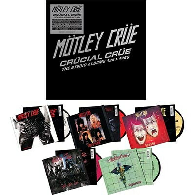 楽天楽天ブックス【輸入盤】Crucial Crue - The Studio Albums 1981-1989 （5CD Box）【限定盤】 [ Motley Crue ]