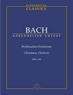 【輸入楽譜】バッハ, Johann Sebastian: クリスマス・オラトリオ BWV 248/原典版/Blankenburg & Durr編: スタディ・スコア
