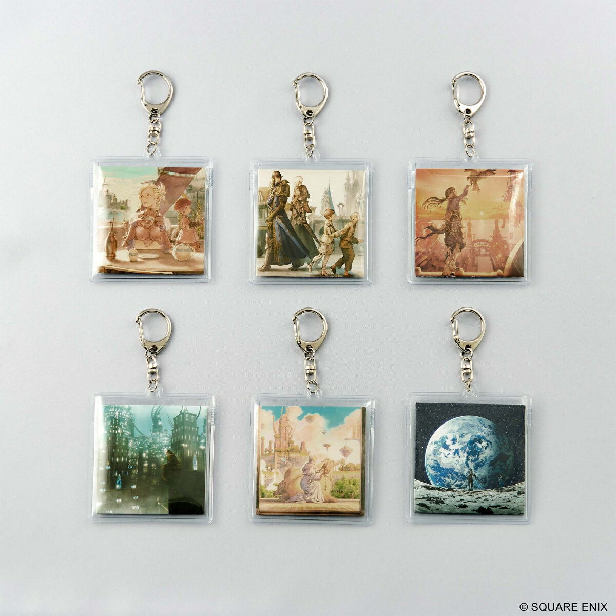 ファイナルファンタジー XIV ミュージックコレクションキーチェーン バイナルシリーズ Vol. 1 1BOX=6個入